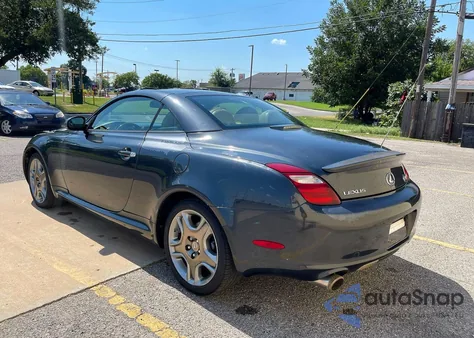 2006 Lexs Sc 430 Gray z USA, uszkodzony, nr VIN JTHFN48Y569006697